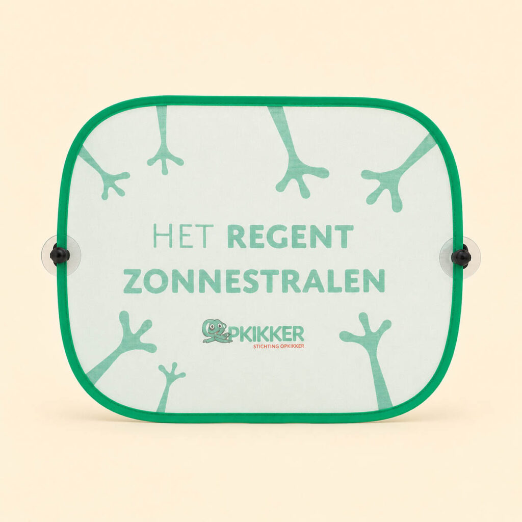 Zonnescherm zuignap Stichting Opkikker